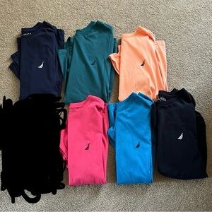 Nautica and gymshark tees